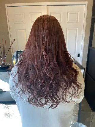 ロング カラー 青田 明日海のヘアスタイル