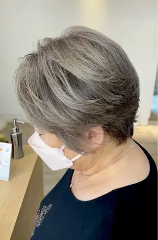 カラー 高難易度縮毛矯正　春日井　Soea(ソイア)所属・多久間 喬介のヘアスタイル