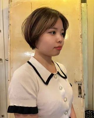 ショート sea's所属・ヒラカホ/矢場町/ ブリーチ/似合わせのヘアスタイル