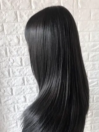 ロング 縮毛矯正/髪質改善 主税巧一のヘアスタイル