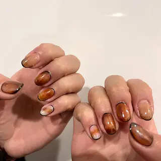 ネイル 黒葛原 めぐみのネイルデザイン