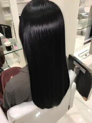 ロング カラー パーマ 縮毛矯正/髪質改善 /ブリーチ/東陽町✨のヘアスタイル