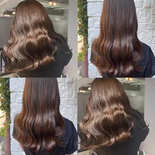 ロング カラー カジュアルを女っぽく 𝗮𝘆𝗮𝗰𝗼のヘアスタイル