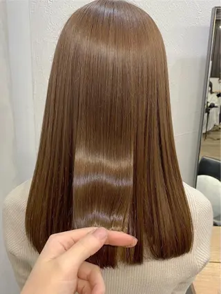 ロング カラー 🧸艶々韓国ヘア 🧁mizunaのヘアスタイル