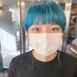 ショート カラー 土屋かすみ✁︎. ꙳ 姫カットのヘアスタイル