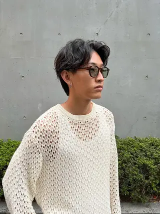 ショート パーマ メンズ 💫メンズ特化💫 クロカワリュウセイのヘアスタイル