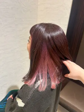 ミディアム TAYA東急百貨店吉祥寺店所属・カタイ ナギサのヘアスタイル