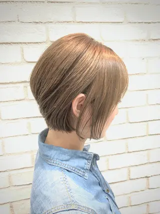 ショート カラー Silk-lei【銀座店】所属・銀座/美髪縮毛矯正 /髪質改善/山本翔華のヘアスタイル