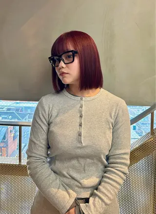 カラー 片山 和夢のヘアスタイル