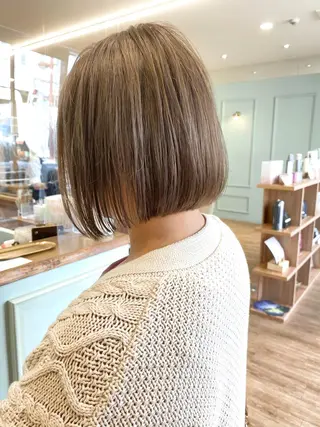 ショート カラー ボブとパーマの達人 /美容室難民の方是非のヘアスタイル