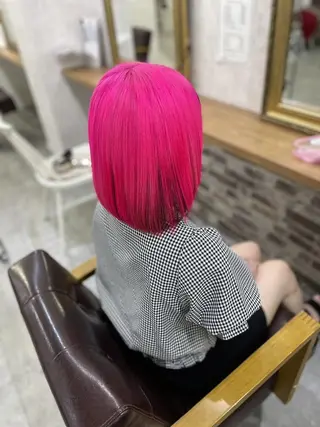 カラー ヘアセット無料モデル 募集／栄／久屋／谷崎のヘアスタイル