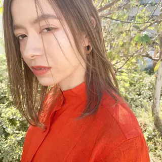 ミディアム カラー 似合わせ美髪ヘア✨ 天王寺．阿倍野🌈のヘアスタイル