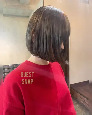 ショート カラー ショート/ボブ/ 心斎橋/宮脇美奈のヘアスタイル