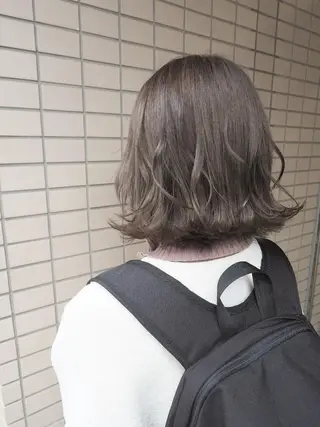 カラー ミディアム キノシタ ナオユキのヘアスタイル