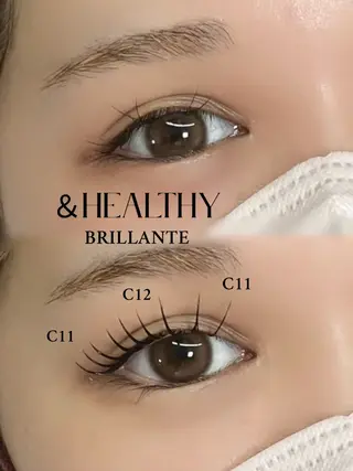 マツエク・マツパ BRILLANTE/ FUKAのマツエク・マツパデザイン