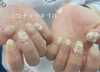 ネイル 神田 ココナッツのネイルデザイン
