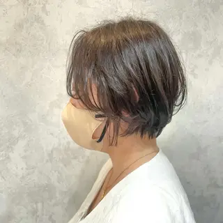 ショート カラー ヘアアレンジ SHANTi 飯塚 ヘアセット/髪質改善のヘアスタイル