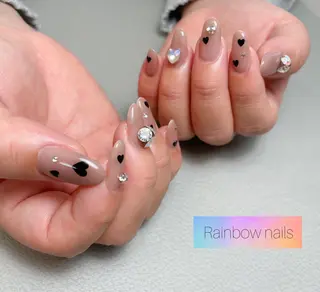 ネイル Rainbow nailsくろちゃんのネイルデザイン