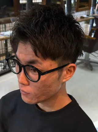 ショート パーマ メンズ growth 天神店 【グロウ】所属・Growth天神店 TOMOKIのヘアスタイル