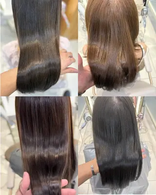 ロング カラー 透明感カラー🌈 sena✨のヘアスタイル