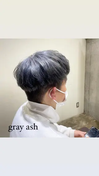 ショート カラー パーマ ヘアアレンジ メンズ ボブヘアカット Rikapi❤️のヘアスタイル