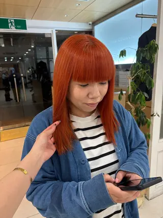 ロング 💈メンズパーマ カラー💈momoのヘアスタイル