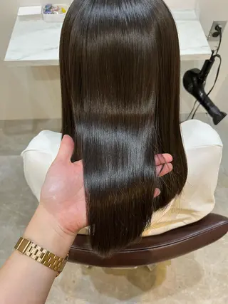 セミロング 【髪質改善　艶髪】 布川　莉穂のヘアスタイル