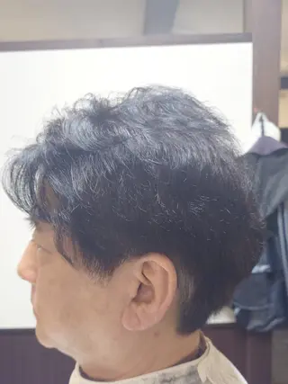 パーマ メンズ 大江 拓郎のヘアスタイル