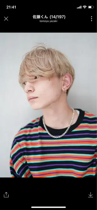 ショート メンズ SALOWIN所属・MA Iのヘアスタイル