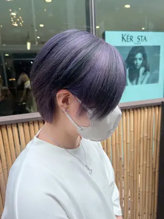 ショート カラー 💕ブリーチ/ヘアメ 🎀YUUKAのヘアスタイル