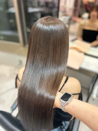 ロング カラー 上品うるツヤ韓国ヘア 🤍Hana/川崎のヘアスタイル