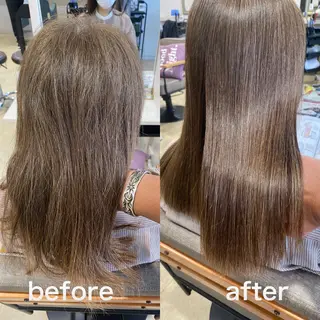 ロング パーマ AngeBay.NaHa所属・饒平名 知也のヘアスタイル