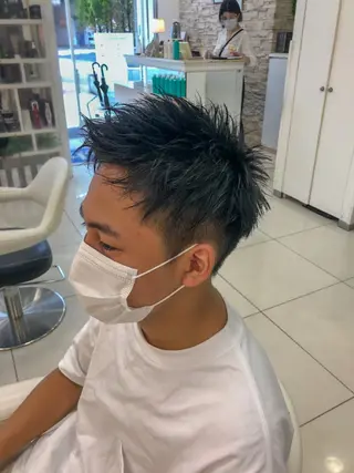 メンズ メンズパーマ特化 👑店長👑間宮👑のヘアスタイル