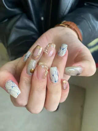 ネイル 草加ニュアンスネイル 🌚hersのネイルデザイン