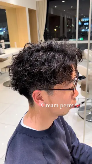 ショート パーマ メンズ メンズ/韓国レイヤー /縮毛矯正/📍爽太のヘアスタイル