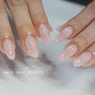 ミディアム カラー ネイル 赤羽　アウラ ネイルファクトリーのネイルデザイン