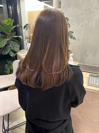 セミロング 新屋敷 拓大のヘアスタイル