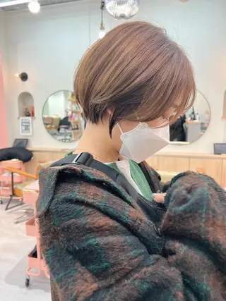 ショート カラー メンズカット特化柏駅 徒歩3分LOUのヘアスタイル