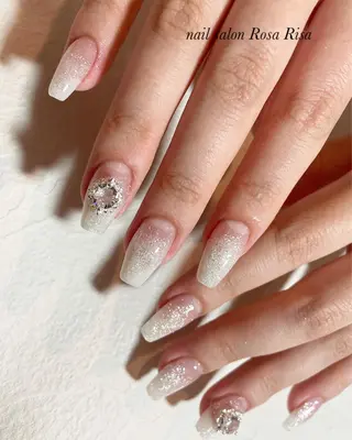 セミロング ネイル ネイルスタジオ シェイクユアハンズのネイルデザイン