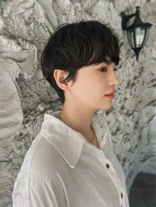 ショート ボブ/透明感カラー Fukaのヘアスタイル