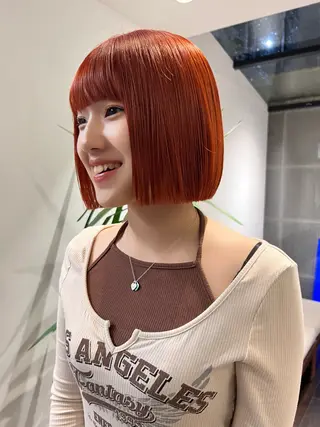 ミディアム カラー 渋谷🎀透明感カラー レイヤー/mikuのヘアスタイル