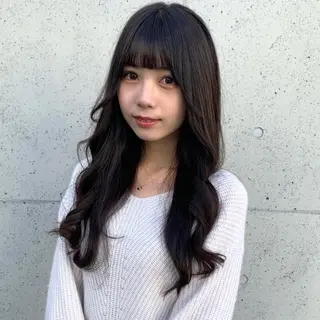 ロング カラー ✨️美髪矯正×似合わ せ艶カラー✨藤田透のヘアスタイル