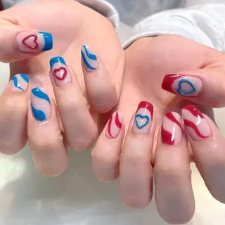 ネイル 新井 ひなののネイルデザイン