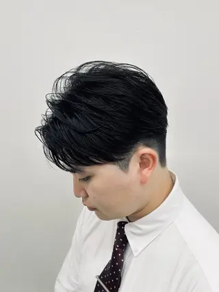 セミロング パーマ メンズ 🏁メンズパーマ/ RYOYAのヘアスタイル