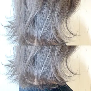 ミディアム 髪質改善/ハイライト 小林秀樹のヘアスタイル