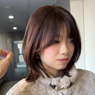 ミディアム カラー ウメダナオヤ/ くびれヘア✨のヘアスタイル