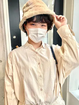 ショート カラー パーマ ヘアアレンジ HORN hairsalonのその他イメージ