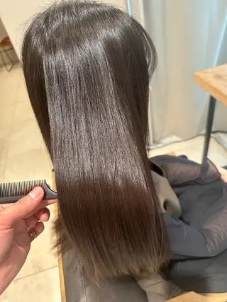 ロング カラー パーマ ヘアアレンジ VIVIE【ヴィヴィ】所属・髪質改善/韓国風 レイヤー/田村祐樹のヘアスタイル