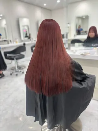 ロング まろっと艶感ブラウン ベージュ🤍まなかのヘアスタイル