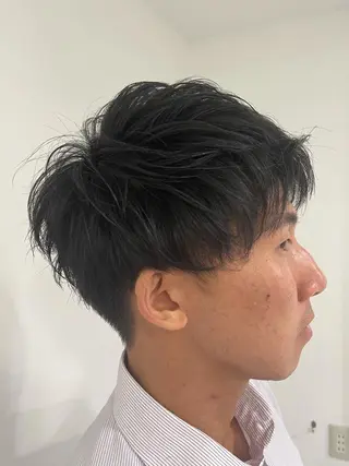 メンズ &chaLme   心斎橋所属・emi/髪質改善/ 韓国風/艶カラーのヘアスタイル